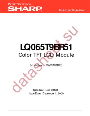 LQ065T9DR51 datasheet  